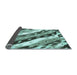 Sideview of Animal Light Blue Modern Rug, abs3598lblu