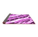 Sideview of Animal Purple Modern Rug, abs3598pur