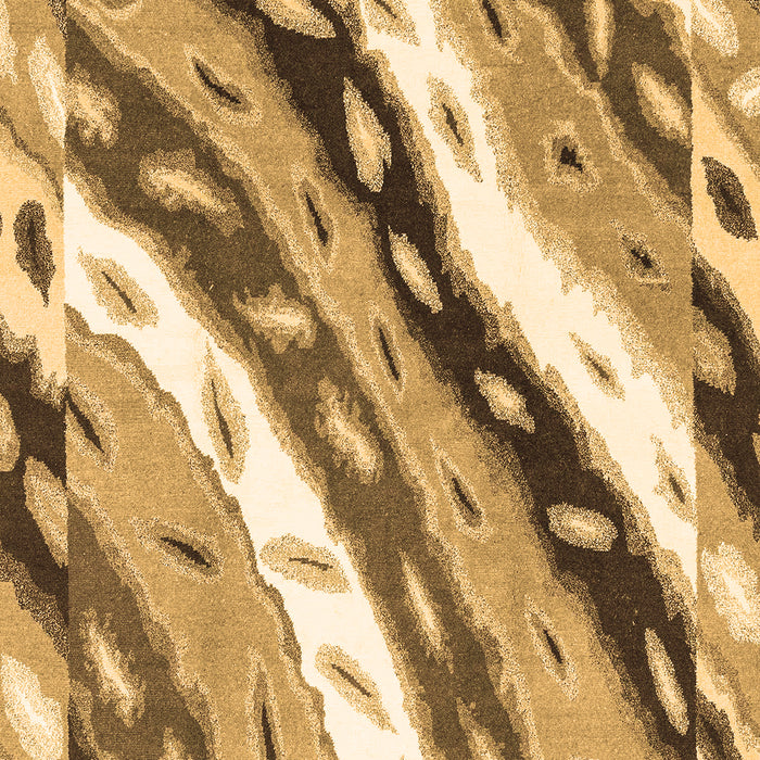 Machine Washable Animal Brown Modern Rug, wshabs3598brn