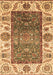 Machine Washable Oriental Brown Traditional Rug, wshabs3599brn