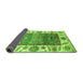 Sideview of Oriental Green Traditional Rug, abs3599grn