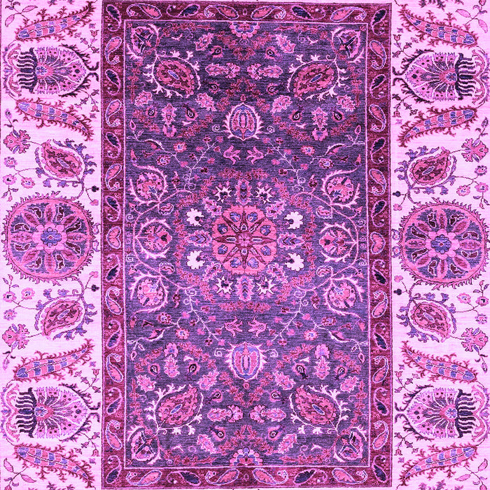 Machine Washable Oriental Purple Traditional Area Rugs, wshabs3599pur