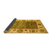 Sideview of Oriental Yellow Traditional Rug, abs3599yw