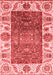 Oriental Red Traditional Area Rugs