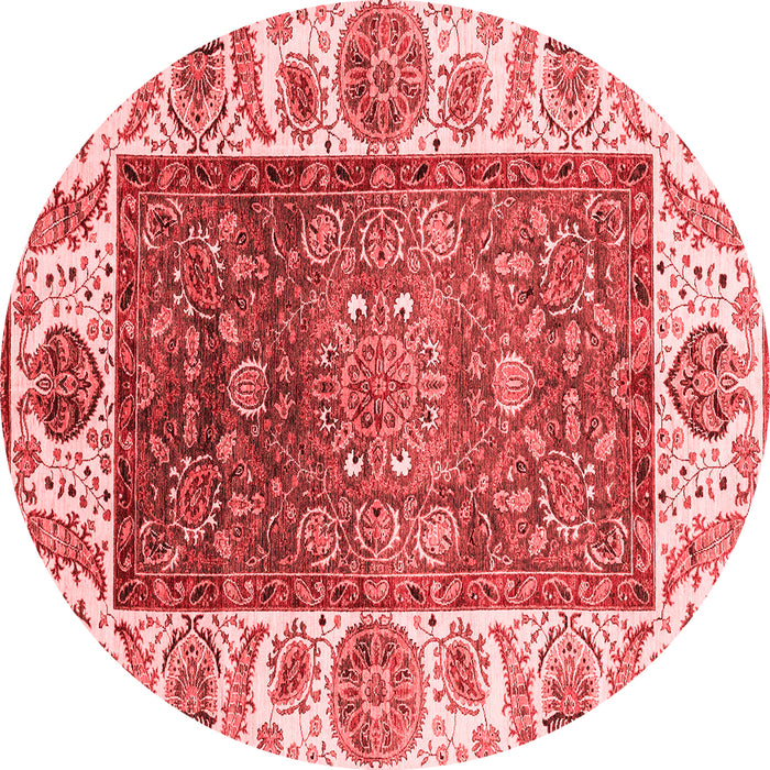 Machine Washable Oriental Red Traditional Rug, wshabs3599red