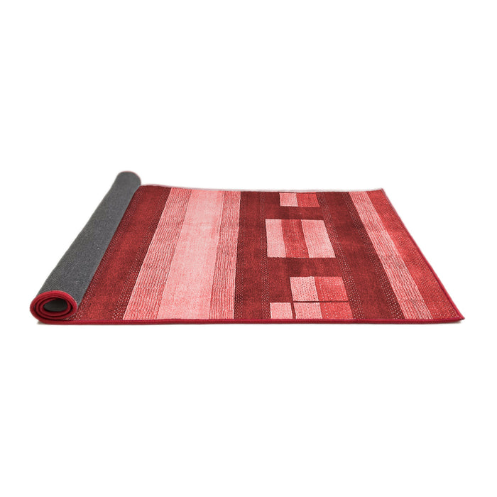 Abstract Red Modern Area Rugs
