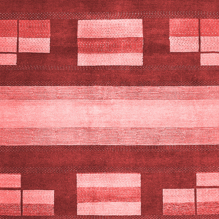 Abstract Red Modern Area Rugs