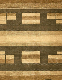 Abstract Yellow Modern Rug, abs359