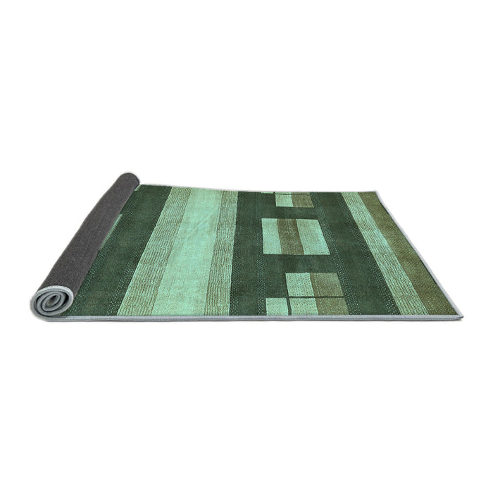 Sideview of Abstract Light Blue Modern Rug, abs359lblu