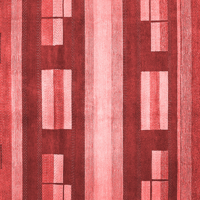 Machine Washable Abstract Red Modern Rug, wshabs359red