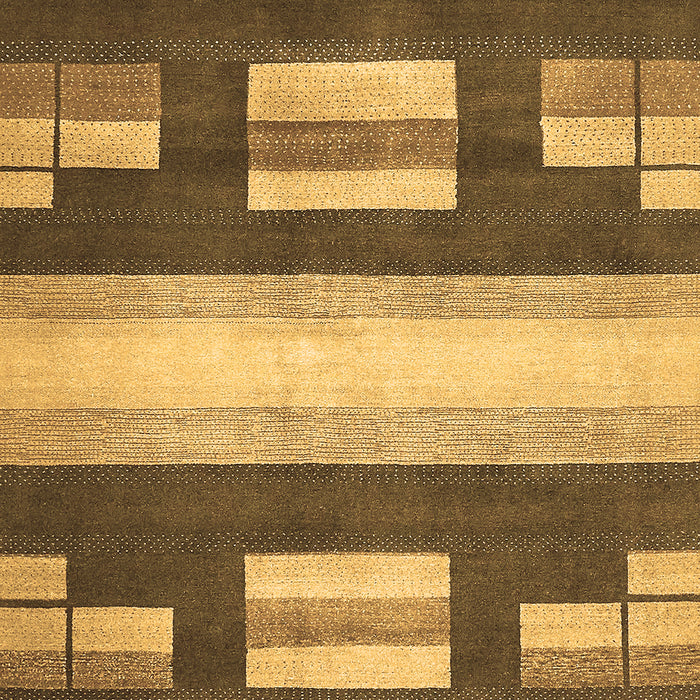 Machine Washable Abstract Brown Modern Rug, wshabs359brn