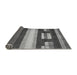 Sideview of Abstract Gray Modern Rug, abs359gry