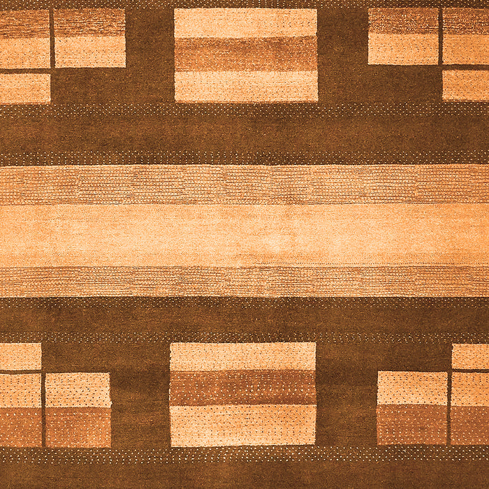 Abstract Orange Modern Rug, abs359org