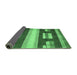 Sideview of Abstract Emerald Green Modern Rug, abs359emgrn