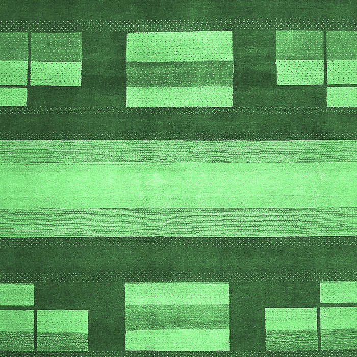 Abstract Emerald Green Modern Rug, abs359emgrn