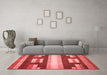 Modern Red Washable Rugs