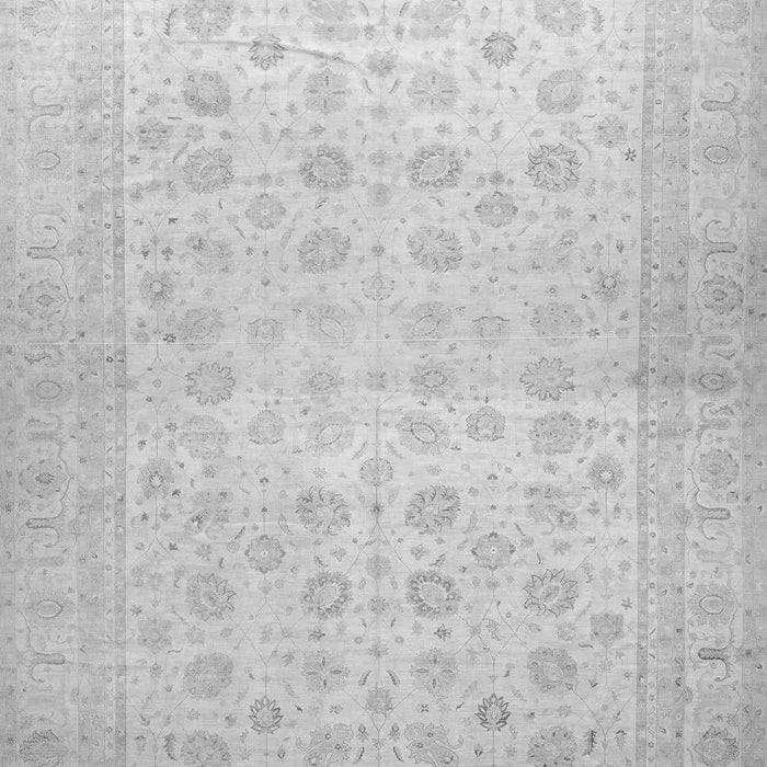 Machine Washable Oriental Gray Traditional Rug, wshabs35gry