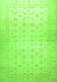 Oriental Green Traditional Rug, abs35grn