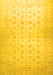 Oriental Yellow Traditional Rug, abs35yw