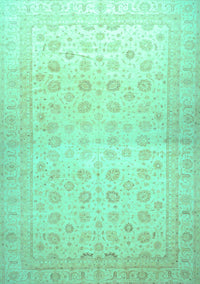 Oriental Turquoise Traditional Rug, abs35turq