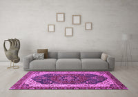 Machine Washable Abstract Purple Modern Rug, wshabs3600pur