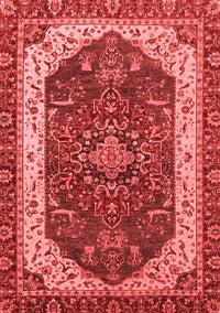 Abstract Red Modern Rug, abs3600red