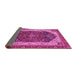 Sideview of Abstract Pink Modern Rug, abs3600pnk