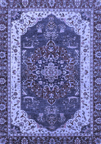 Abstract Blue Modern Rug, abs3600blu