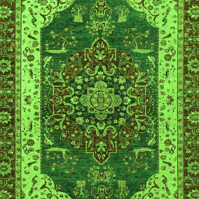 Machine Washable Abstract Green Modern Area Rugs, wshabs3600grn