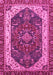 Machine Washable Abstract Pink Modern Rug, wshabs3600pnk