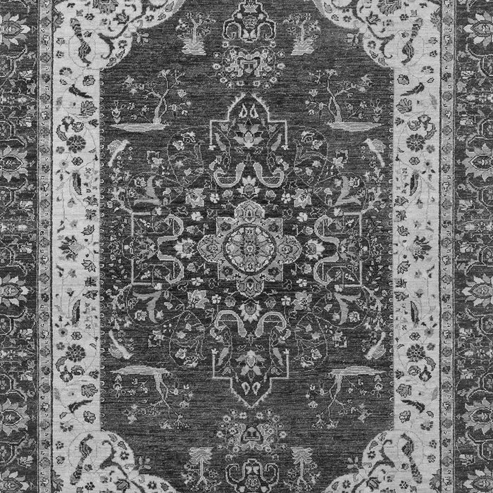 Machine Washable Abstract Gray Modern Rug, wshabs3600gry