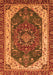 Abstract Orange Modern Rug, abs3600org