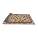 Sideview of Abstract Chestnut Brown Modern Rug, abs3601