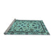 Sideview of Machine Washable Abstract Light Blue Modern Rug, wshabs3601lblu