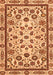 Machine Washable Abstract Orange Modern Area Rugs, wshabs3601org