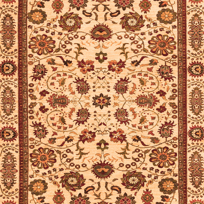 Machine Washable Abstract Orange Modern Area Rugs, wshabs3601org