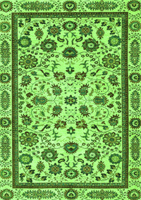 Abstract Green Modern Rug, abs3601grn