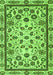 Abstract Green Modern Rug, abs3601grn