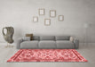 Modern Red Washable Rugs