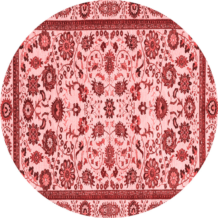 Machine Washable Abstract Red Modern Rug, wshabs3601red