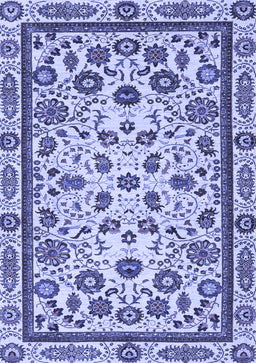 Abstract Blue Modern Rug, abs3601blu