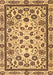 Abstract Brown Modern Rug, abs3601brn