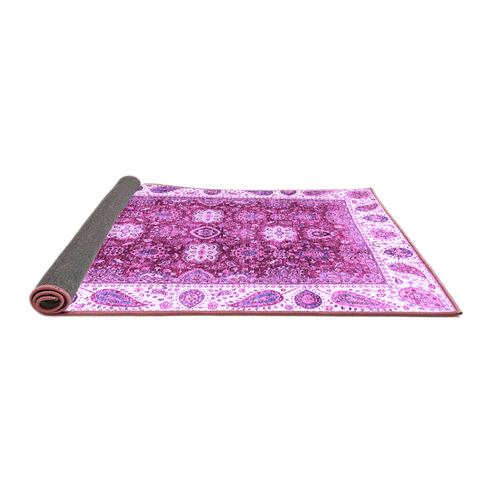 Sideview of Oriental Purple Traditional Rug, abs3602pur