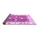 Sideview of Oriental Purple Traditional Rug, abs3602pur