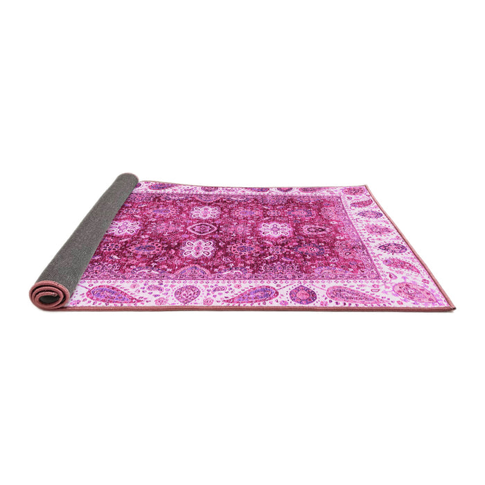 Sideview of Oriental Pink Traditional Rug, abs3602pnk