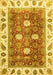 Oriental Yellow Traditional Rug, abs3602yw