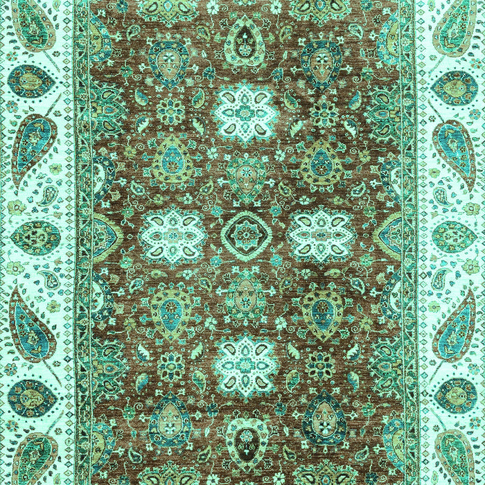 Oriental Turquoise Traditional Rug, abs3602turq