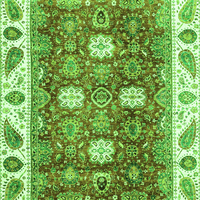 Oriental Green Traditional Rug, abs3602grn