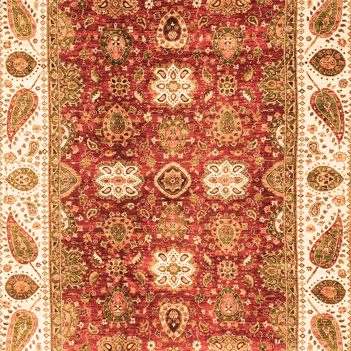 Oriental Orange Traditional Rug, abs3602org