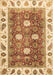 Machine Washable Oriental Brown Traditional Rug, wshabs3602brn